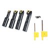 Image 6 : 1 Accusize Industrial Tools 4PC/Set Stubby Length Boring Bar Set - Brand New!