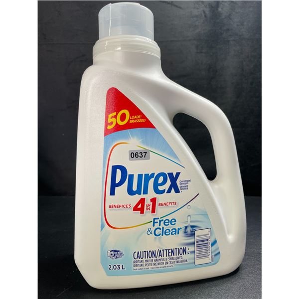 1 Purex Free & Clear Liquid Laundry Detergent for Sensitive Skin - 2.03L - New