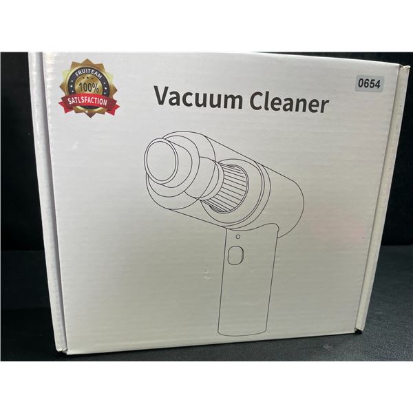 1 Handheld Portable Cordless Vacuum Cleaner with LED Light - USB Rechargeable - New