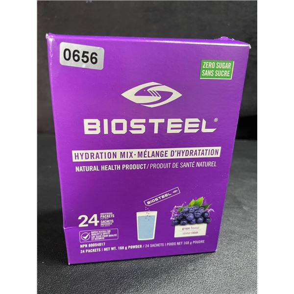 1 Box of Biosteel Hydration Mix - Natural Health Product ; 24 Packets - New (BB: Jun 2026)