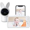 Image 1 : 1 Arenti 2K Smart WiFi Baby Monitor Kit w/ 5" Display, Night Vision, Two-Way Audio - New (Dmg Box)