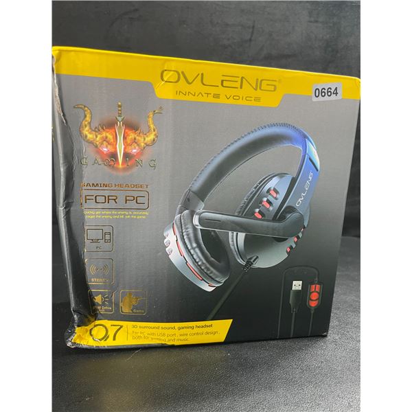 1 Ovleng Gaming Headset for PC - New in Box