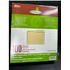 Image 1 : Hilroy Enviro Plus 100-Pack of File Folders - Letter Size - Sand Colour - New