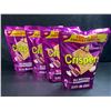 Image 1 : 4 Bags of Crispers Baked Snacks; Family Size Bags - All Dressed - 240g Each - BB: JL 27/2025