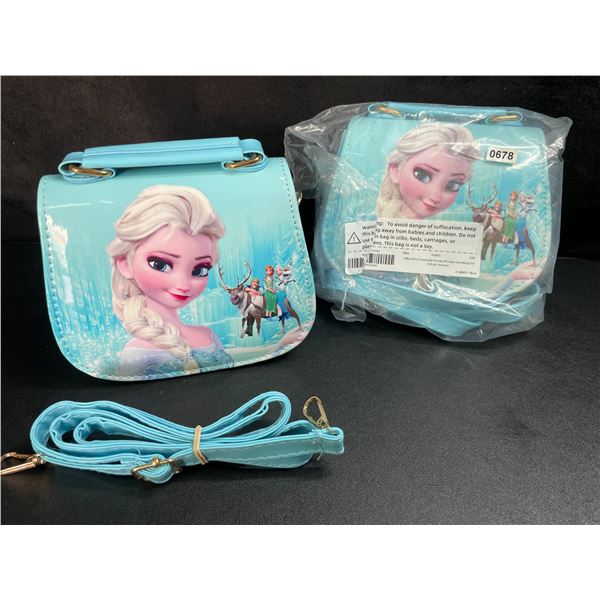 2 Disney Frozen Princess Elsa Crossbody Bags/Purses for Little Girls - Brand New