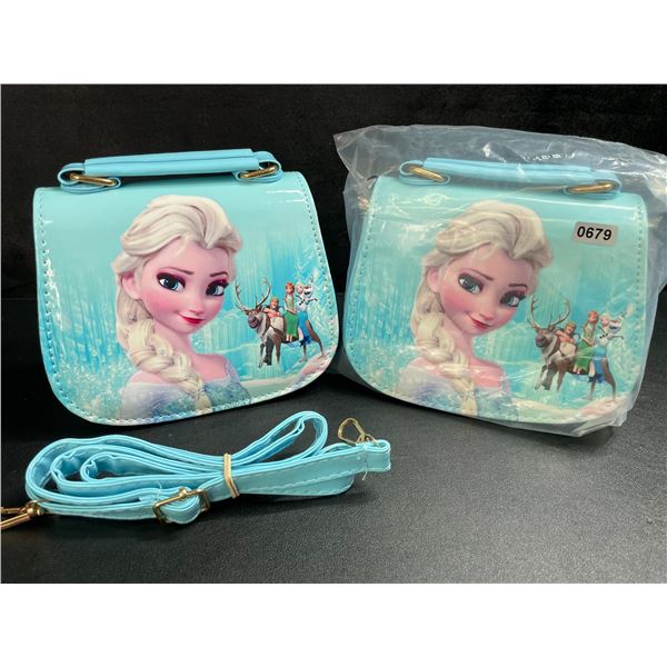 2 Disney Frozen Princess Elsa Crossbody Bags/Purses for Little Girls - Brand New