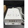 Image 8 : 1 Surge Protector Power Strip with 8 Outlets, 4 USB Ports & 5FT Extension Cord - Brand New!