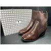 Image 1 : 1 Pair of Newbella Women's Chunky Heel Boots/Elastic Slip-On Dress Boots - New in Box