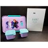 Image 1 : 1 Zak EveryDay Smiles Kids/Youth Frozen Lunchbox with 2 Side Containers - New