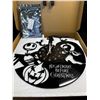 Image 1 : 1 Nightmare Before Christmas Aesthetic LED Wall Clock with Remote - New