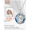 Image 5 : 1 Tree of Life Necklace for Women - 925 Sterling Silver w/ Crystal Birthstone Pendant - Brand New!