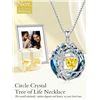 Image 5 : 1 Tree of Life Necklace for Women - 925 Sterling Silver w/ Crystal Birthstone Pendant - Brand New!