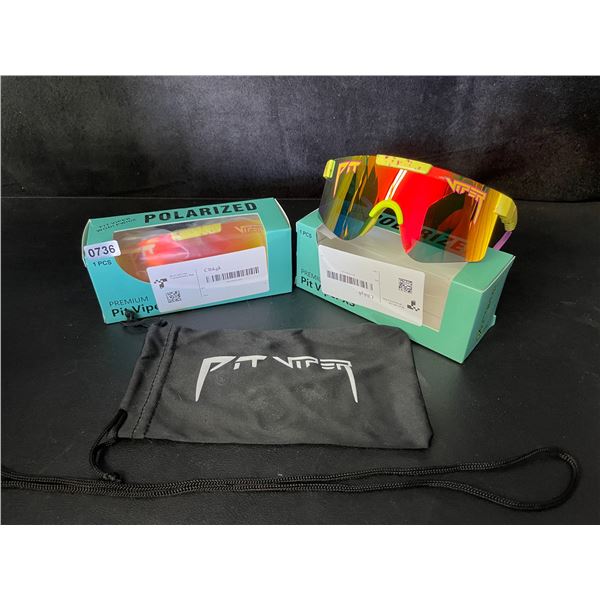 2 Pairs of Kids/Youth Pit Viper Polarized Sunglasses (For Ages 2-6yrs) - New