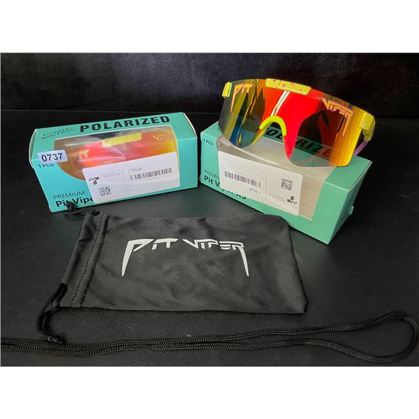 2 Pairs of Kids/Youth Pit Viper Polarized Sunglasses (For Ages 2-6yrs) - New