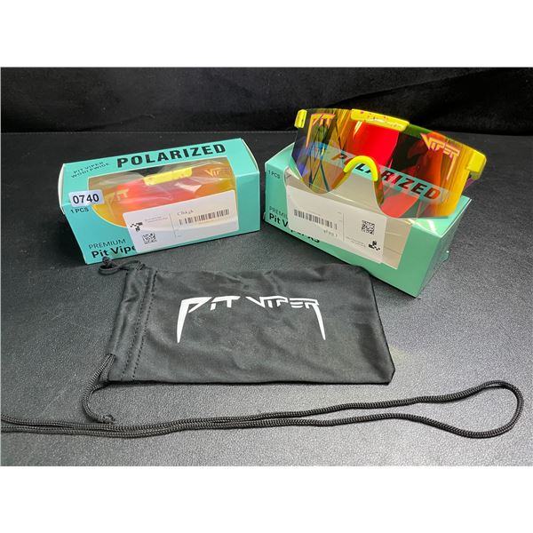 2 Pairs of Kids/Youth Pit Viper Polarized Sunglasses (For Ages 2-6yrs) - New