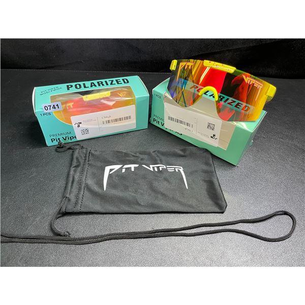 2 Pairs of Kids/Youth Pit Viper Polarized Sunglasses (For Ages 2-6yrs) - New