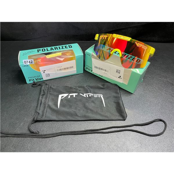 2 Pairs of Kids/Youth Pit Viper Polarized Sunglasses (For Ages 2-6yrs) - New