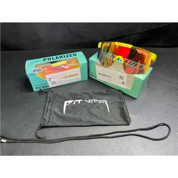 2 Pairs of Kids/Youth Pit Viper Polarized Sunglasses (For Ages 2-6yrs) - New