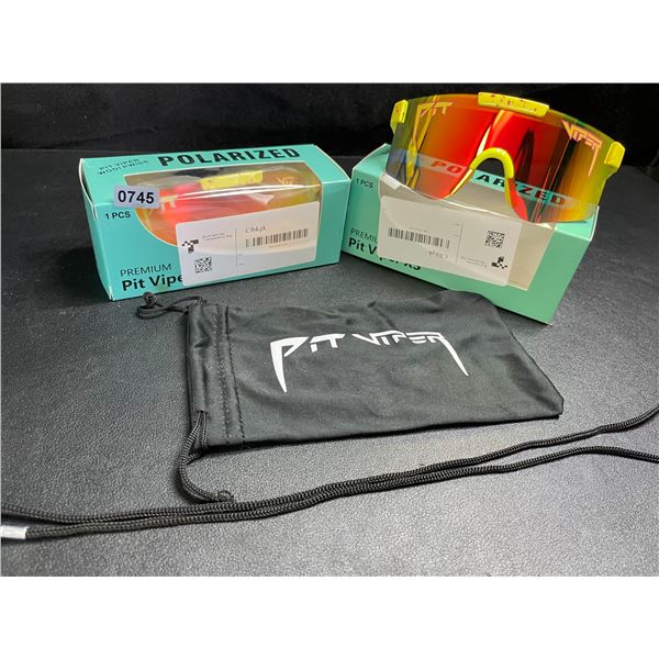 2 Pairs of Kids/Youth Pit Viper Polarized Sunglasses (For Ages 2-6yrs) - New