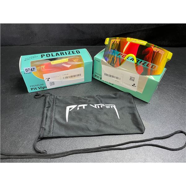 2 Pairs of Kids/Youth Pit Viper Polarized Sunglasses (For Ages 2-6yrs) - New