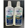 Image 1 : 2 Bottles of CloSys Ultra-Sensitive Unflavoured Mouth Wash; Cleanses & Soothes - 946ml - New