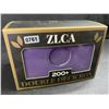 Image 4 : 1 ZLCA Premium Leather Card Deck Box w/ Dice Tray; 200+ Trading Card Storage Box - Purple - New