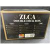 Image 5 : 1 ZLCA Premium Leather Card Deck Box w/ Dice Tray; 200+ Trading Card Storage Box - Purple - New