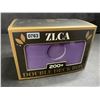 Image 4 : 1 ZLCA Premium Leather Card Deck Box w/ Dice Tray; 200  Trading Card Storage Box - Purple - New