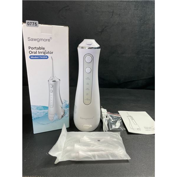 1 Cordless Water Flosser for Cleaning Teeth/Portable Oral Irrigator Kit (Model: TH2D4) - New