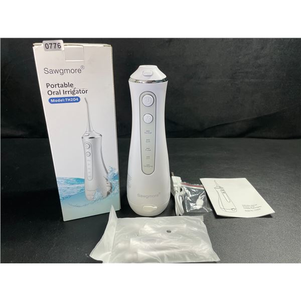 1 Cordless Water Flosser for Cleaning Teeth/Portable Oral Irrigator Kit (Model: TH2D4) - New