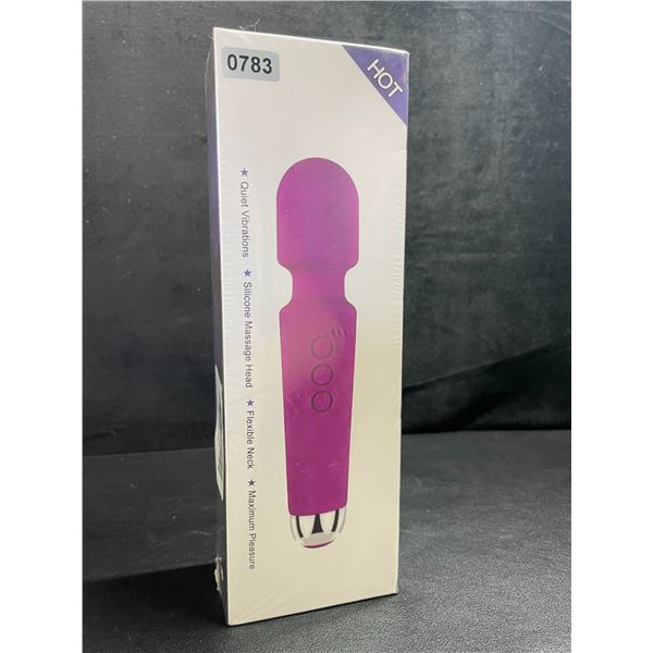 1 Personal Vibrator/Silicone Body Wand Massager Sex Toy - Purple - Rechargeable - New Sealed