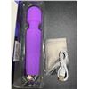 Image 2 : 1 Personal Vibrator/Silicone Body Wand Massager Sex Toy - Purple - Rechargeable - New Sealed