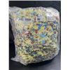 Image 2 : 1 Giant Bag (19.5LBS) of Shredded Memory Foam Filling for Bean Bag Chairs - Multi-Colour - New