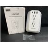 Image 1 : 1 Lencent Multi-Outlet Wall Outlet Extender with USB - Brand New!