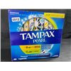 Image 1 : 1 Box of Tampax Pearl Tampons - 48 Count Duopack - New