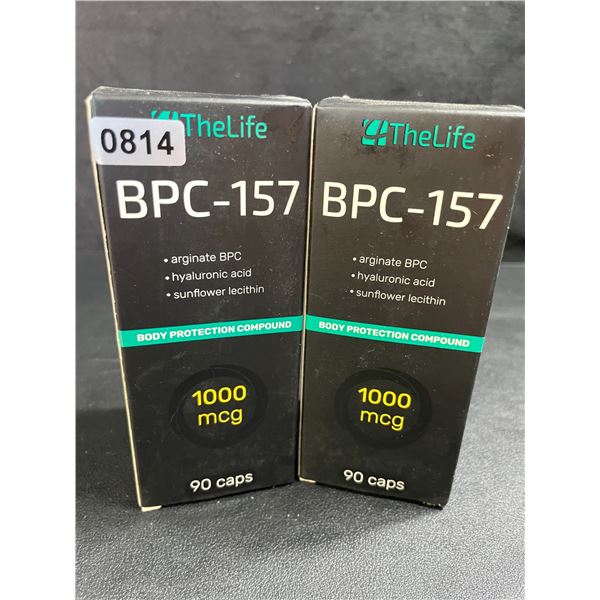 2 Boxes of 4Thelife BPC-157 Capsules for Muscle & Workout Recovery - 90 Caps Each - New