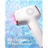 Image 7 : 1 IPL Ice Cooling Hair Removal At-Home Laser Hair Removal Device - New Sealed!