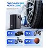 Image 10 : 1 ShockFlo Smart Tire Inflator/Portable Air Compressor for Car Tires - Dual Power Supply - New