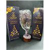Image 2 : 2 Crystal Healing Purple Amethyst Tree of Life/Crystal Feng Shui Bonsai Decor Trees - New
