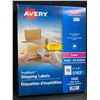 Image 1 : 1 Pack of Avery TruBlock Shipping Labels for Laser Inkjet Printers - 1000 Labels (2" x 4") - New