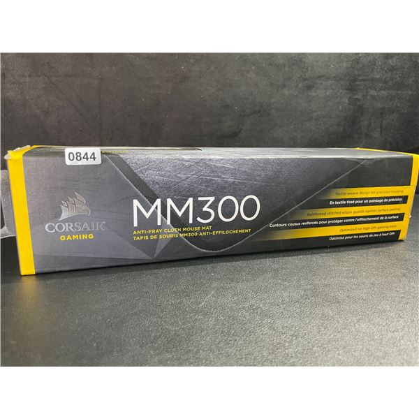 1 Corsair Gaming MM300 Extended Anti-Fray Cloth Mouse Pad - 930mm x 300mm - New