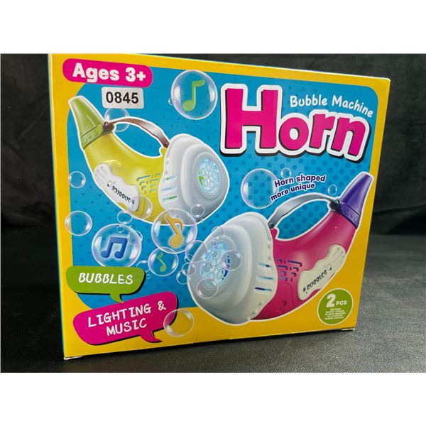 1 Bubble Machine; Light Up/Musical Bubble Horn - Brand New!