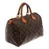 Image 3 : Louis Vuitton Brown Monogram Leather Speedy 30 Satchel Bag