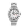 Image 1 : Rolex Mens Stainless Steel 42MM White Dial Explorer 2 With Rolex Box