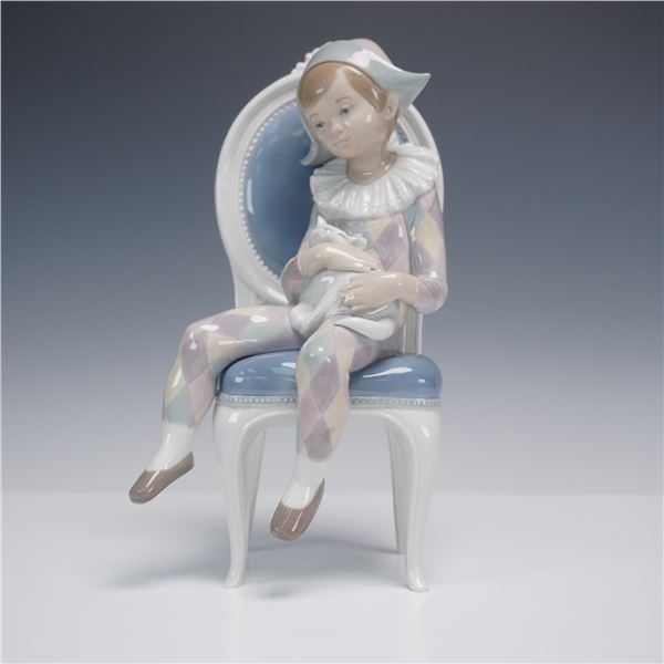 Lladro Porcelain Figurine, Young Harlequin 1001229