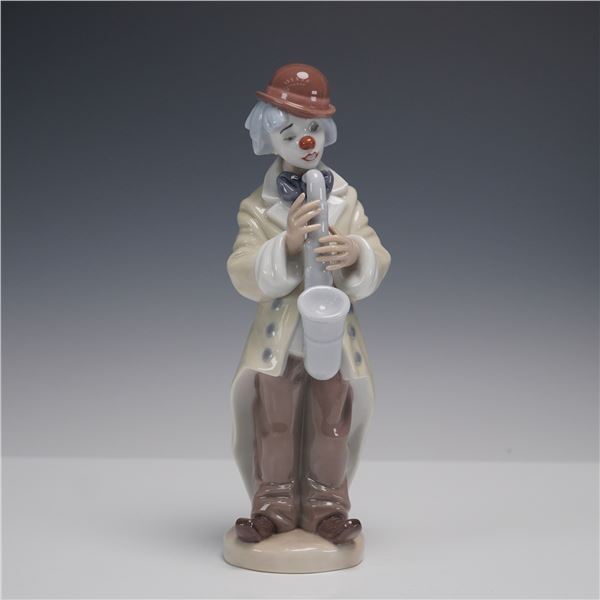 Lladro porcelain Figurine, Sad Sax 1005471