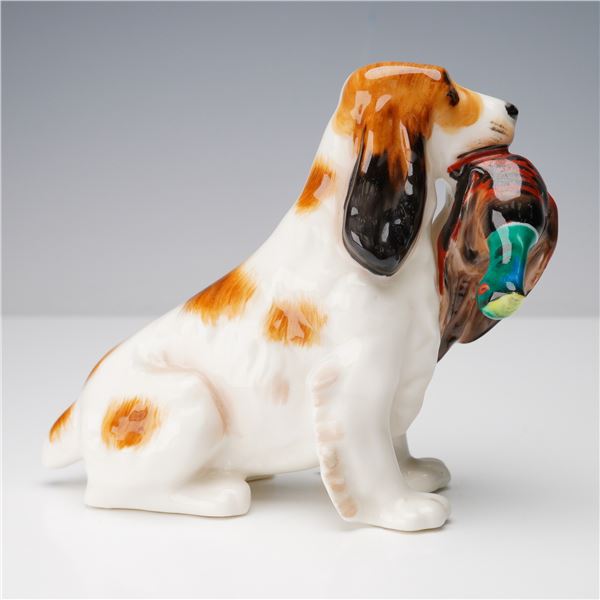 Porcelain Figurine, Cocker Spaniel with Pheasant