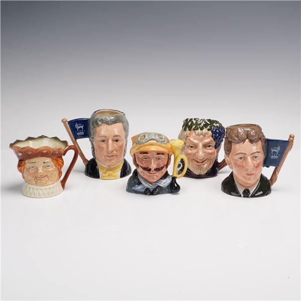 5pc Royal Doulton Small Character Jugs