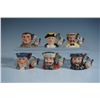 Image 1 : Royal Doulton Set of 6 Tiny Character Jugs, Explorers Series