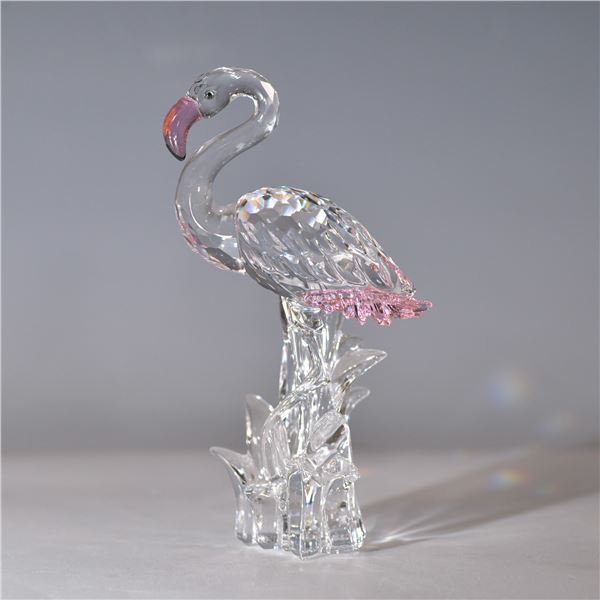 Swarovski Crystal Figurine, Flamingo